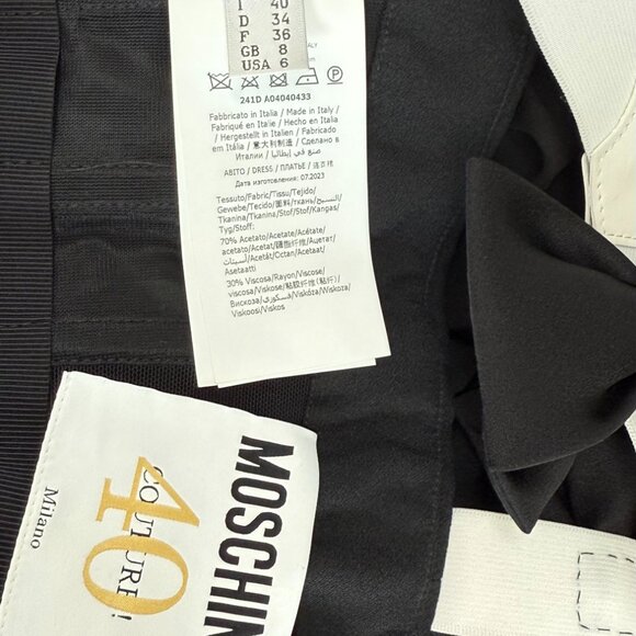 MOSCHINO COUTURE 2024 Runway 40th Anni Edition Mini Dress - Picture 13 of 13
